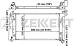 ZEKKERT mk-1167 (1640021130 / 1640021140) радиатор охлаждения двигателя Toyota (Тойота) Corolla (Корола) (e120) 01- Corolla (Корола) verso (e120) 01-
