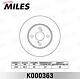 MILES K000363 (K000363) диск тормозной передний Toyota (Тойота) Corolla (Корола) (e12) 06.0402.07 (trw df4403) k000363