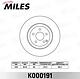MILES K000191 (K000191) диск тормозной передний d330мм. Mercedes (Мерседес) w211 280-500 02- / c219 280-500 04- (trw df7351s) k000191