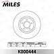 MILES K000444 (K000444) диск тормозной передний d300мм. Ford (Форд) Focus (Фокус) II / III 04- / Volvo (Вольво) s40 / v50 04-(trw df4850s) k000444