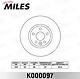 MILES K000097 (K000097) диск тормозной передний Ford (Форд) s-max 06- / Mondeo (Мондео) IV -05.07 / Volvo (Вольво) s60 / s80 / xc70 06- (trw df4850s) k000097