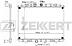 ZEKKERT mk-1531 (21400JG000 / 21400JG300) радиатор охлаждения двигателя Nissan (Ниссан) x-trail (t31) 07-