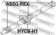FEBEST hycb-h1 (HYCBH1) подшипник подвесной карданного вала  h-1 07 2007-2015 [gen]