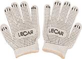 LECAR LECAR000011706  перчатки х / б с пвх, (10 класс, 4 нити) (к-т 5 пар) lecar lecar000011706