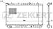 ZEKKERT mk-1418 (96271477 / 96813422 / P96271477) радиатор охлаждения двигателя Chevrolet (Шевроле) rezzo 05-