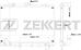 ZEKKERT mk-1131 (MN153205 / MN153206 / MR239626) радиатор охлаждения двигателя Mitsubishi (Мицубиси) Pajero (Паджеро) sport 98-