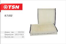TSN 9.7.532 (6447VY / 97532 / 97532_TS1) фильтр салона \ Peugeot (Пежо) 207 1.4-1.6hdi 06>