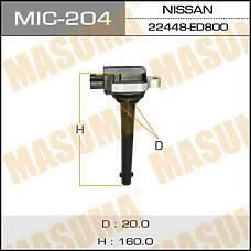 MASUMA MIC-204 (22448ED800) катушка зажигания\ Nissan (Ниссан) Micra (Микра) / qashqai / tIIda / x-trail 1.6-2.0 05>