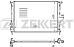 ZEKKERT mk-1051 (214100980R / 8200735039) радиатор охлаждения двигателя Lada (Лада) largus 12- Renault (Рено) duster 11- logan 04- sandero 09-