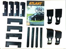 ATLANT 7171  к-кт адаптеров багажника 4 шт., e за дв. проем, длина дуги 1260 мм\ Citroen (Ситроен) jumpy 07>