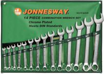 JONNESWAY W26114S  набор ключей гаечных комбинированных в сумке, 11963 мм, 14 предметов