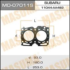 MASUMA MD-07011S (11044AA482) прокладка гбц\ Subaru (Субару) legasy / Forester (Форестер) / Impreza (Импреза) 2.0i / t 16v ej201 / ej202 / ej205 / ej208 97>