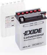 EXIDE EB14L-B2  аккумуляторная батарея евро 14ah 145a 135 / 90 / 165 moto\
