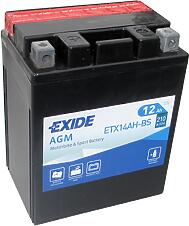 EXIDE ETX14AH-BS  аккумуляторная батарея