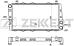ZEKKERT mk-1039 (115610500 / 115610502 / 6U0121251) радиатор охлаждения двигателя Skoda (Шкода) favorit (785 787 787) 91- Felicia (Фелиция) (6u_) 94-