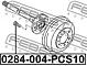 FEBEST 0284-004-PCS10 (0284004PCS10) к-кт шпилек колесных (10 шт. в упаковке) Nissan (Ниссан) Pathfinder (Пантфайдер) r51m 01.05-11.14