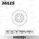 MILES K000561 (K000561) диск тормозной передний Fiat (Фиат) albea / doblo 01- / Punto (Пунто) 01- (trw df2686) k000561