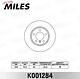 MILES K001284 (K001284 / K001284_MI) диск тормозной передний d300мм. BMW (БМВ) 1 f20 118-120 / 3 f30 316-320 (trw df6143s) k001284