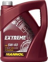 MANNOL 51578 (5w40) mannol 5w40 extreme 5l масло моторное\ sn / cf