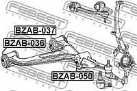 FEBEST BZAB-050  сайлентблок нижн передн рычага Mercedes (Мерседес) benz e-class 210 4 matic 1996-2002 bzab-050