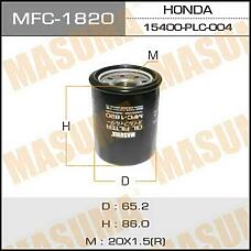 MASUMA MFC-1820 (15400PLC003 / 15400PLC004 / 15400PLMA01) фильтр масляный\ Mitsubishi (Мицубиси) Colt (Кольт) / galant / Lancer (Лансер) 1.1-3.5 83>