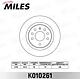 MILES K010261 (K010261) диск тормозной задний Opel (Опель) signum 03- / vectra 02- / Saab (Сааб) 9-3 02- (trw df4266) k010261