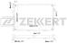 ZEKKERT mk-1071 (17111436060 / 17111436061 / 17111463061) радиатор охлаждения двигателя BMW (БМВ) 5 (e39) 96- 7 (e38) 98-