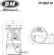 BM FP0007M (FP0007M / FP0007M_BM) топливный электробензонасос в сборе