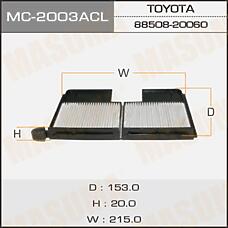 MASUMA MC-2003ACL (8850820020 / 8850820060 / 8888044010) фильтр салона угольный\ Toyota (Тойота) corona / Carina (Карина) 92>