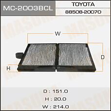 MASUMA MC-2003BCL (8850820030 / 8850820070 / 8888044010) фильтр салона угольный\ Toyota (Тойота) Avensis (Авенсис) / Carina (Карина) / Picnic (Пикник) 1.6-2.2 92-03