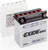 EXIDE EB9-B  аккумуляторная батарея рус 9ah 100a 135 / 75 / 140 moto сухозар. с упаков. электролита\