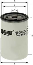 HENGST H60WK07 (11706667 / 2416725 / 2430049) фильтр топливный