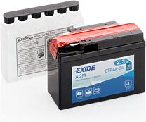 EXIDE ETR4A-BS  аккумулятор + справа 2.3ah 35a 115 / 50 / 85 moto agm сухозар. с упаковкой электролита\