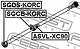 FEBEST sgcb-korc (SGCBKORC) подшипник подвесной карданного вала (комплект) ssang yong new actyon (Korando (Корандо) c) 2010-2013