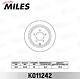 MILES K011242 (K011242 / K011242_MI) диск тормозной задний Mitsubishi (Мицубиси) asx 10- / Outlander (Аутлендер) 06- (trw df6177) k011242
