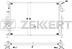 ZEKKERT mk-1230 (1377541 / 1420158 / 1433321) радиатор охлаждения двигателя Ford (Форд) c-max II 10- Focus (Фокус) III 11- Mondeo (Мондео) IV 07- Land rover (Ленд ровер) freelander