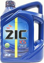 ZIC 162660 (10w40) масло моторное полусинтетическое 4л - zic x5 10w-40 diesel, api ci-4 / sl