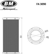 BM FA 3090 (001022530 / 01022530 / 090003010) фильтр воздушный\ iveco daily s2000 00>