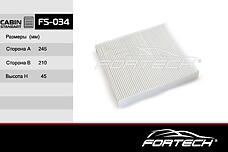FORTECH FS034 (1315687 / 1452344 / 1494697) фильтр салона Ford (Форд) Focus (Фокус) c-max / Volvo (Вольво) s40