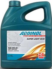 ADDINOL 4014766251022 (5w40) моторное масло addinol super light 0540 sae 5w-40 (4л)