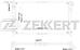 ZEKKERT mk-1382 (96273594 / 96273596 / 96351102) радиатор охлаждения двигателя Daewoo (Дэу) Leganza (Леганза) (klav) 97- nubira (klaj) 97-