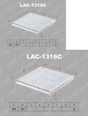 LYNXauto LAC-1316C (1613733080 / 1987432065 / 36040) lac-1316c фильтр салонный lynxauto