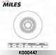 MILES K000447 (K000447) диск тормозной передний d336мм Volvo (Вольво) xc90 02 r17 (trw df4340s) k000447