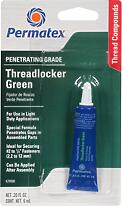 PERMATEX 29000  клей клей анаэробный проникающий зеленый permatex penetrating grade threadlocker green 6 мл (блистер).