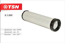 TSN 9.1.595 (099967 / 1105602 / 1106331) фильтр воздушный вставка d94 / 88 d74 h337 \ iveco daily II 05 / 99