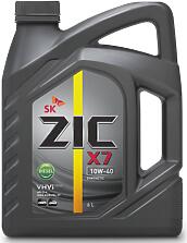 ZIC 172607 (10w40) масло моторное синтетическое zic x7 10w-40 6л 172607