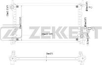 ZEKKERT mk-1122 (1061188 / 1079157 / 1093458) радиатор охлаждения двигателя Ford (Форд) Focus (Фокус) 98-