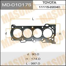 MASUMA MD-01017S (1111522040 / 1111522041 / 1111522050) прокладка гбц\ Toyota (Тойота) Corolla (Корола) / Avensis (Авенсис) / Celica (Селика) 1.4 / 1.6 / 1.8 16v dohc 99>