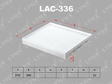 LYNXAUTO lac-336 (97133C5000 / AC9411 / ADG02587) фильтр салонный  sorento(um) 15>