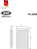 BM FA2249 (FA2249) фильтр возд.Toyota (Тойота) Camry (Камри) 09-11 / Lexus (Лексус) es250 09-12